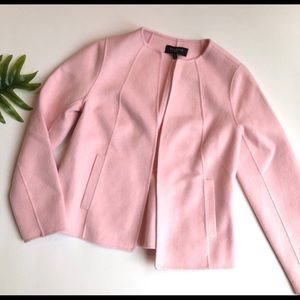 Talbots Pink boiled wool Jacket Petite Small